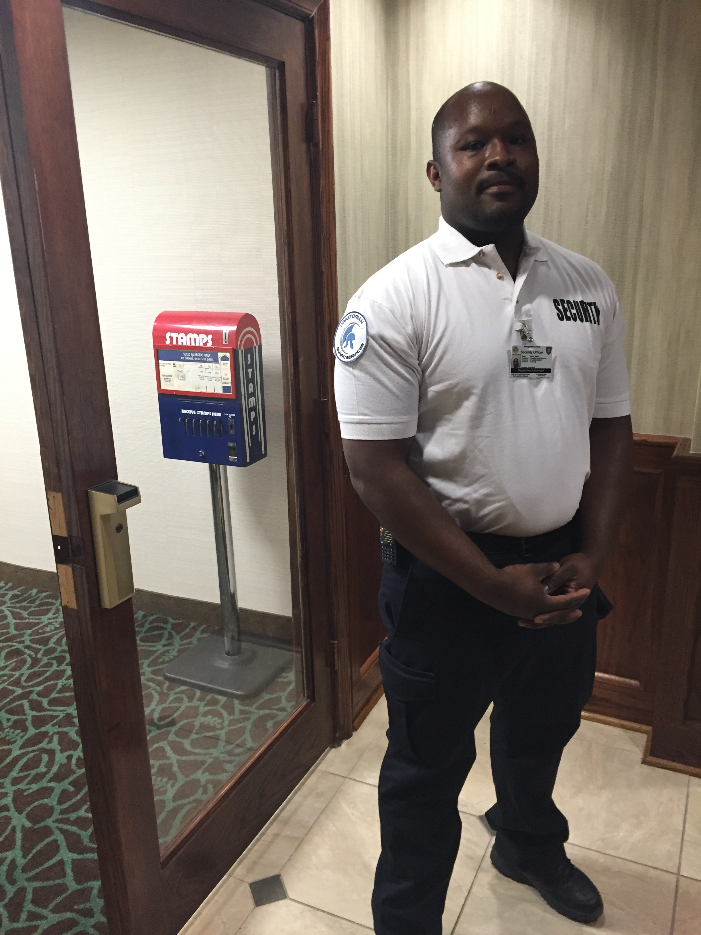One of our security guards in Kansas City, MO