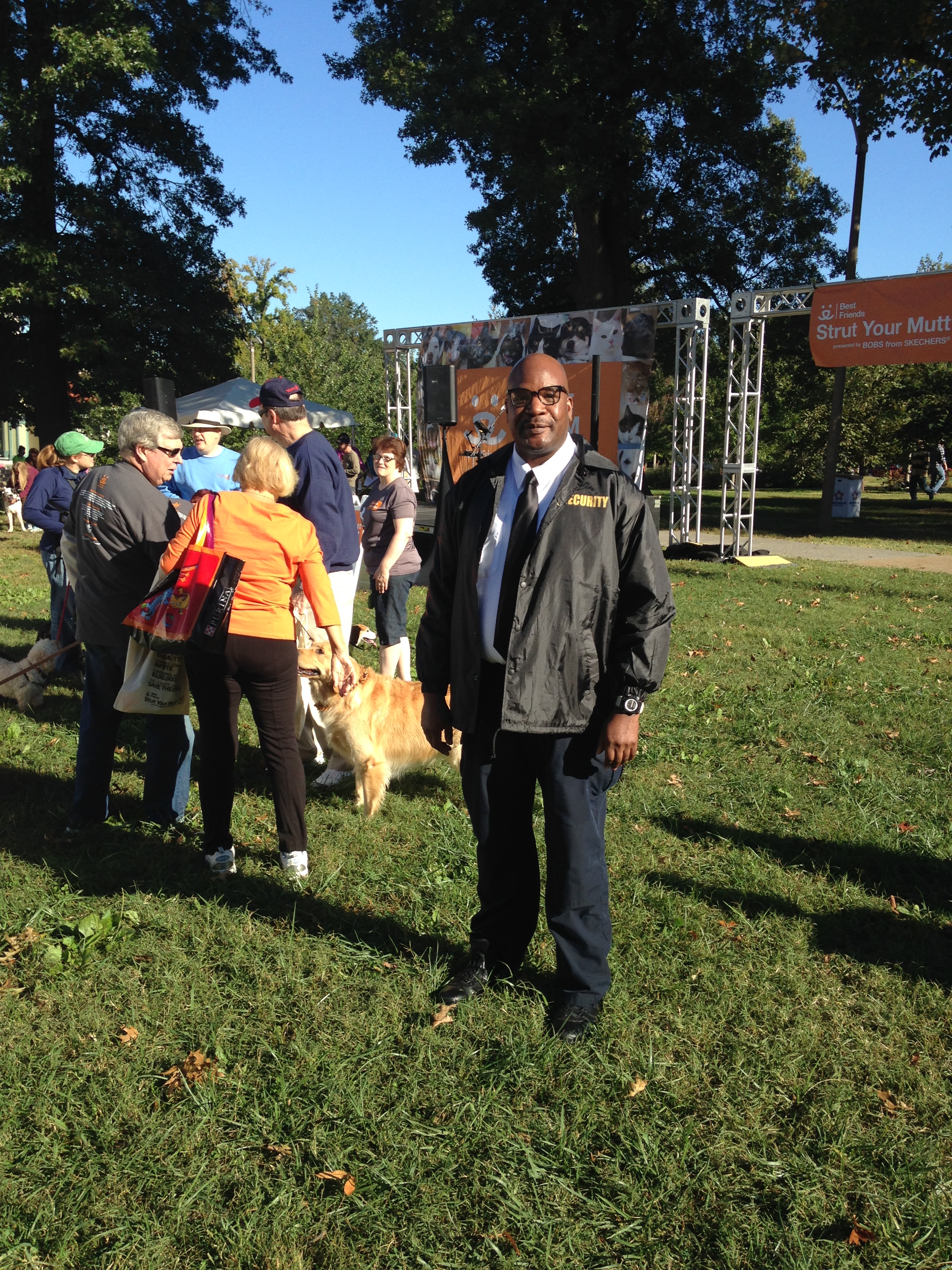 One of our security guards in Columbus