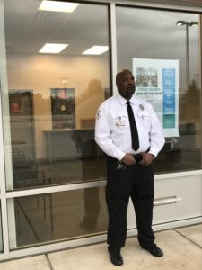 One of our security guards